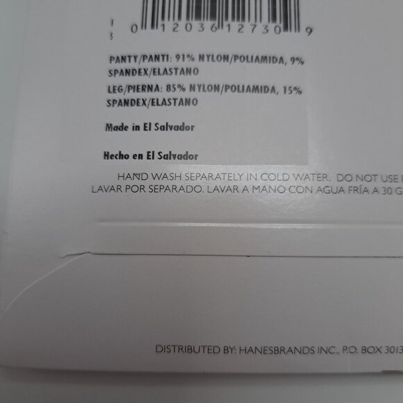 Hanes Silk Reflections Silky Sheer Pantyhose Non-Control Top AB Tan - Picture 10 of 12